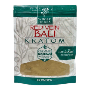 RED VEIN BALI KRATOM POWDER WHOLE HERBS