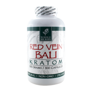 RED VEIN BALI KRATOM 300GR 500 CAPSULES