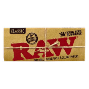 RAW CLASSIC KING SIZE SUPREME ROLLING PAPER