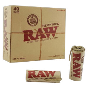 RAW HEMP WICK 40 ROLL 10FT/3METER