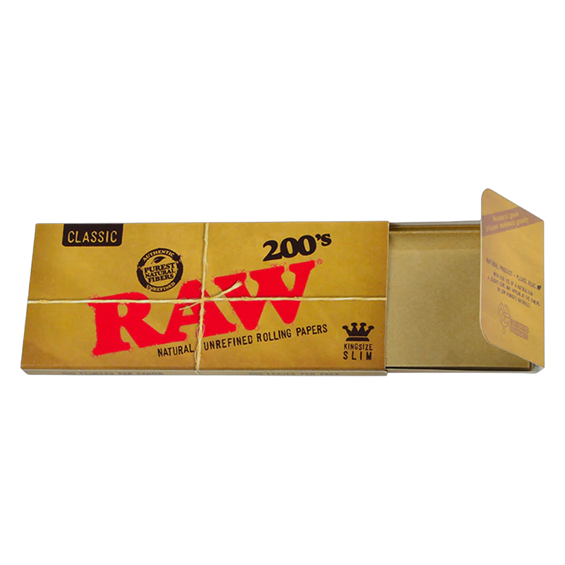 RAW 200'S CLASSIC PAPERS KING SIZE SLIM