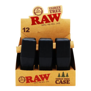 RAW THREE TREE TRIPLE PRE ROLL CASE