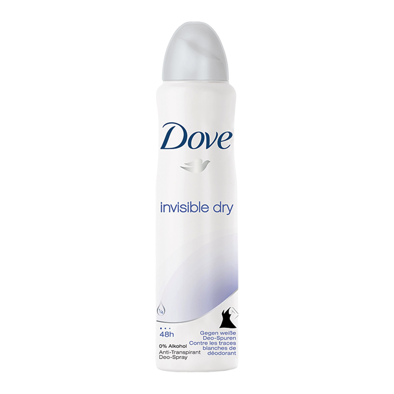 DOVE DEO SPRAY  INVISIBLE DRY 150 ML