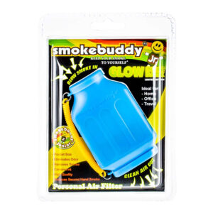 SMOKE BUDDY JUNIOR GLOW IN THE DARK BLUE