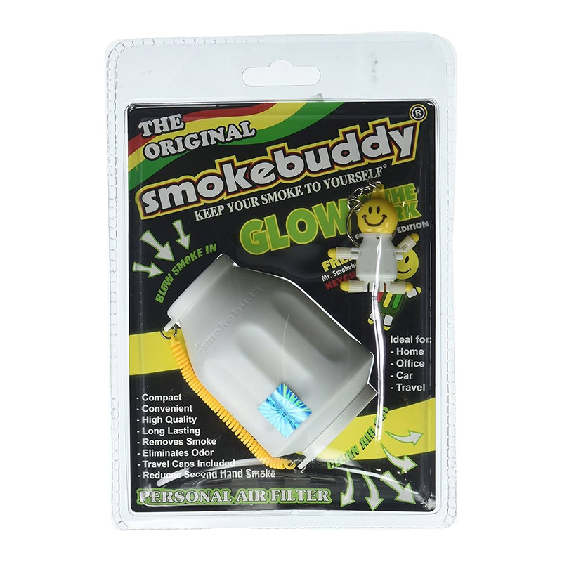 SMOKE BUDDY ORIGINAL GLOW IN THE DARK WHITE
