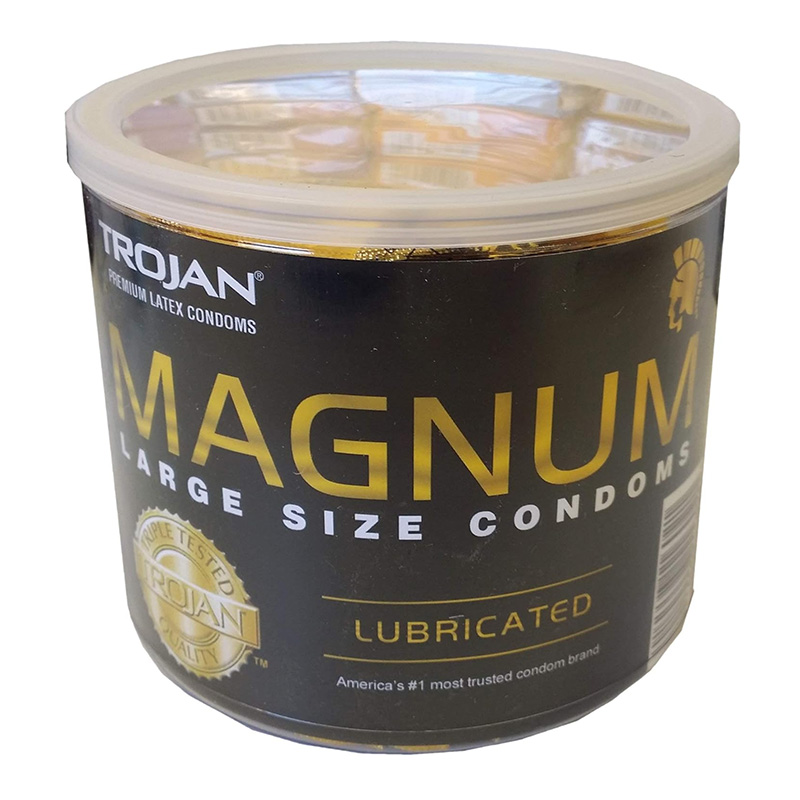 TROJAN MAGNUM JAR 48 CT
