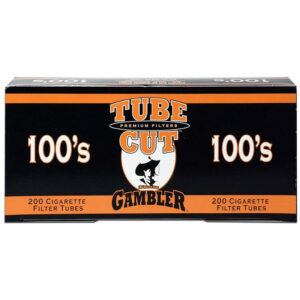 TUBE CUT CIGARETTE FILTER TUBES 100MM ORANGE 200CT - BUNDLE OF 5