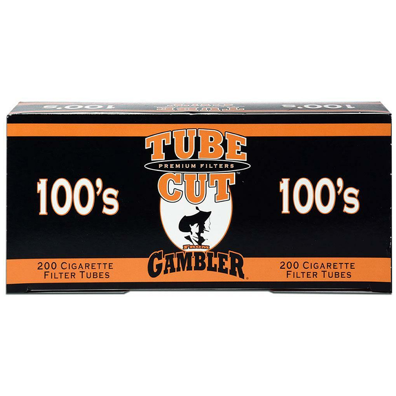 TUBE CUT CIGARETTE FILTER TUBES 100MM ORANGE 200CT - BUNDLE OF 5