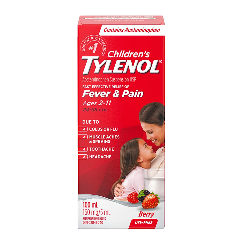 TYLENOL CHILDREN 3PK - BERRY