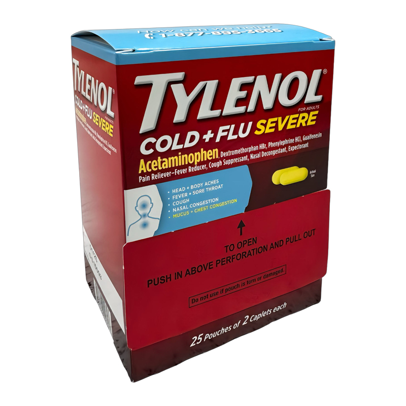 TYLENOL COLD + SEVERE 25/2
