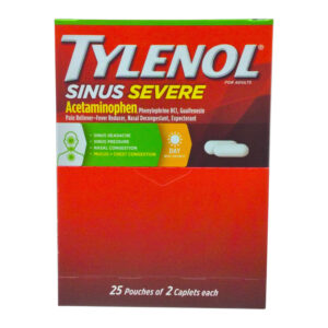 TYLENOL SINUS SEVERE 25/2