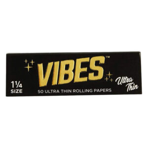 VIBES BLK ULTRA THIN 1 1/4 PAPER