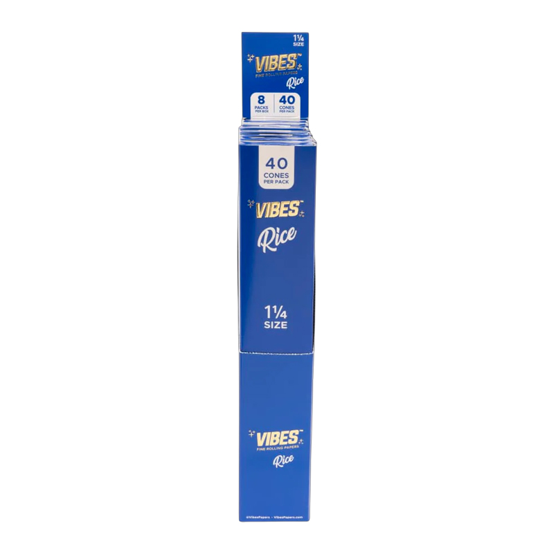 VIBES RICE CONE 11/4 40PK