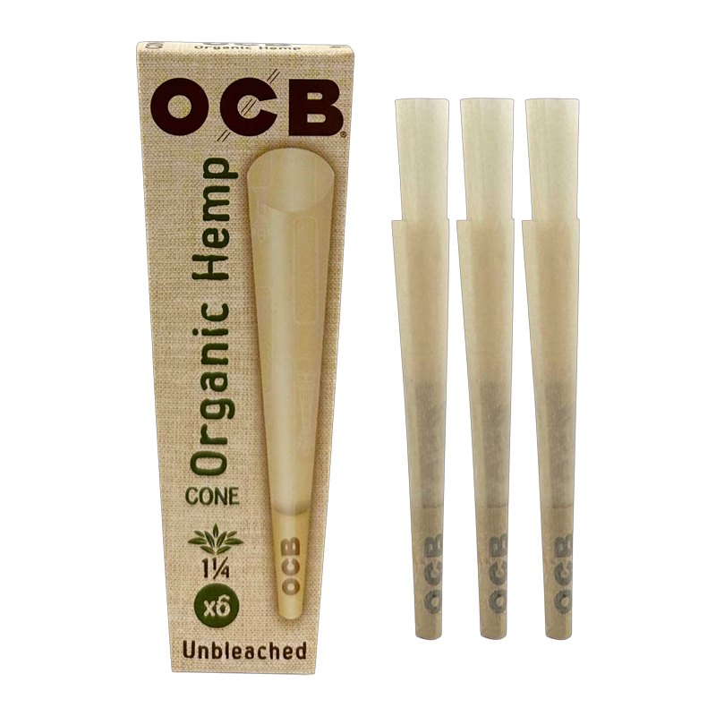 OCB_ORGANIC HEMP_CONES_11/4_UNBLEACHED