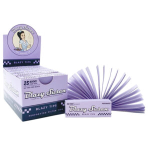 BLAZY SUSAN PURPLE FILTER TIPS 25CT