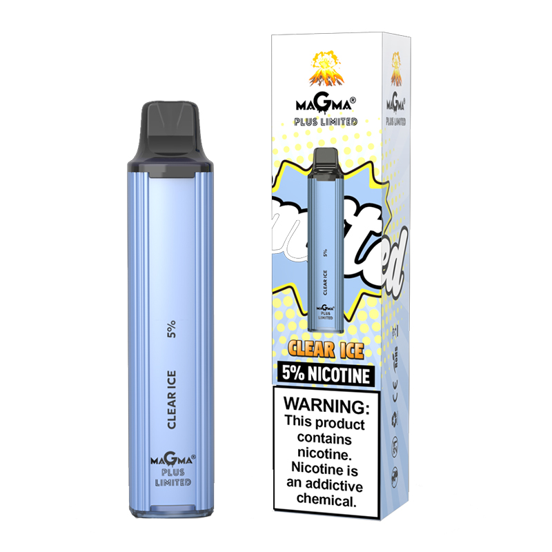 MAGMOS PLUS LIMITED DISPOSABLE 4000PF CLEAR ICE 5% - BOX OF 10