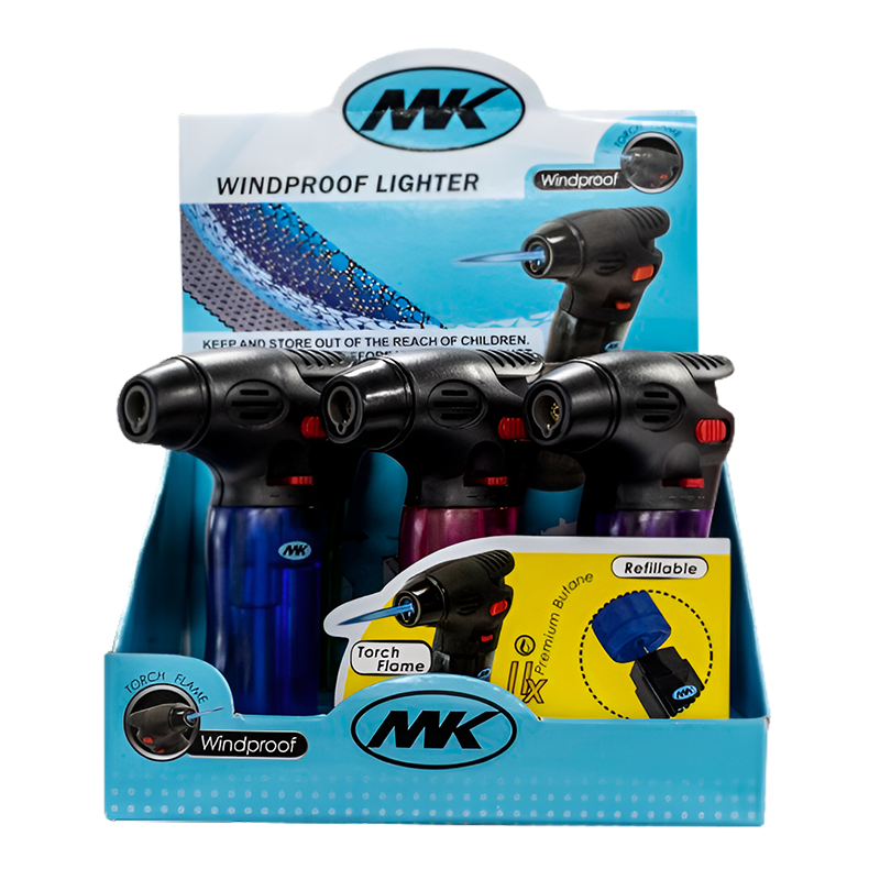 MK WINDPROOF TORCH LIGHTER 9CT