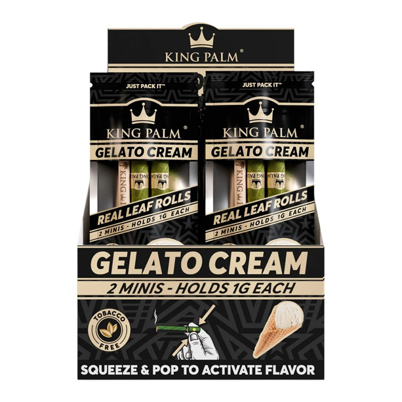 KING PALM 2 MINIS HOLD 1G GELATO CREAM - BOX OF 20