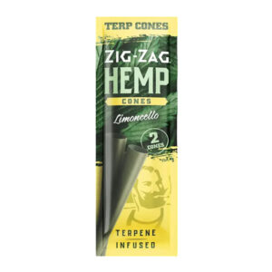 ZIG ZAG HEMP CONES 2PK