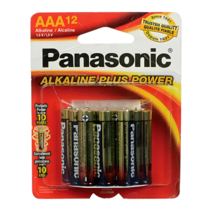 PANASONIC BATTERIES AAA 12PK
