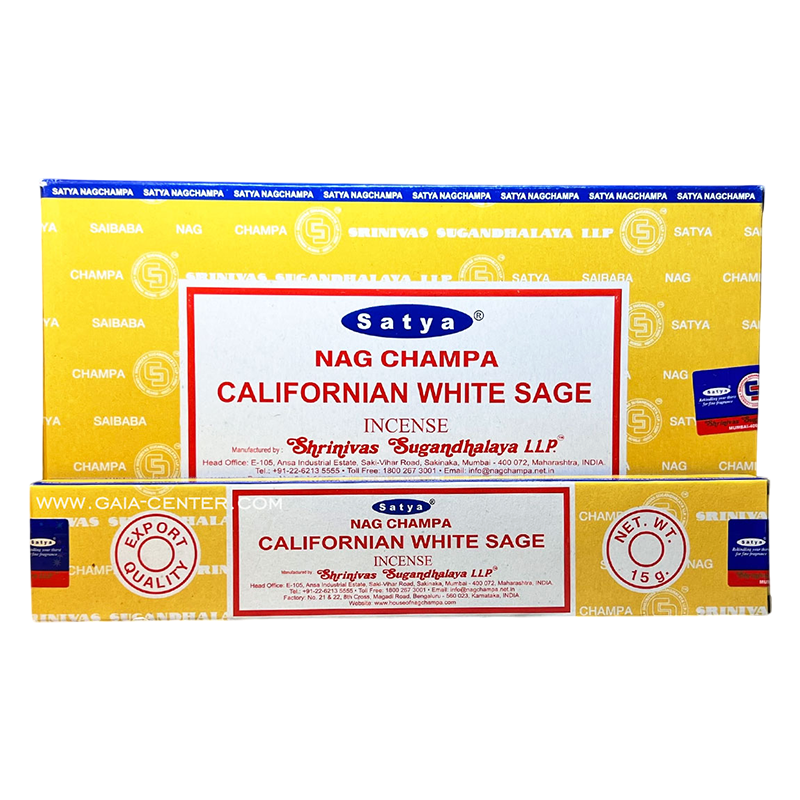 INCENSE_SATYA CALIFORNIA WHITE SAGE