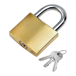 BRASS PAD LOCK_ 12CT