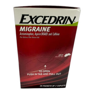 EXCEDRIN MIGRAINE 25/2 CT