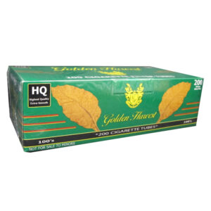 GOLDEN HARVEST HQ CIGARETTES TUBES 200CT - BUNDLE OF 5