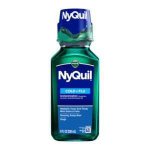 NYQUILL COLD AND FLU 8 OZ