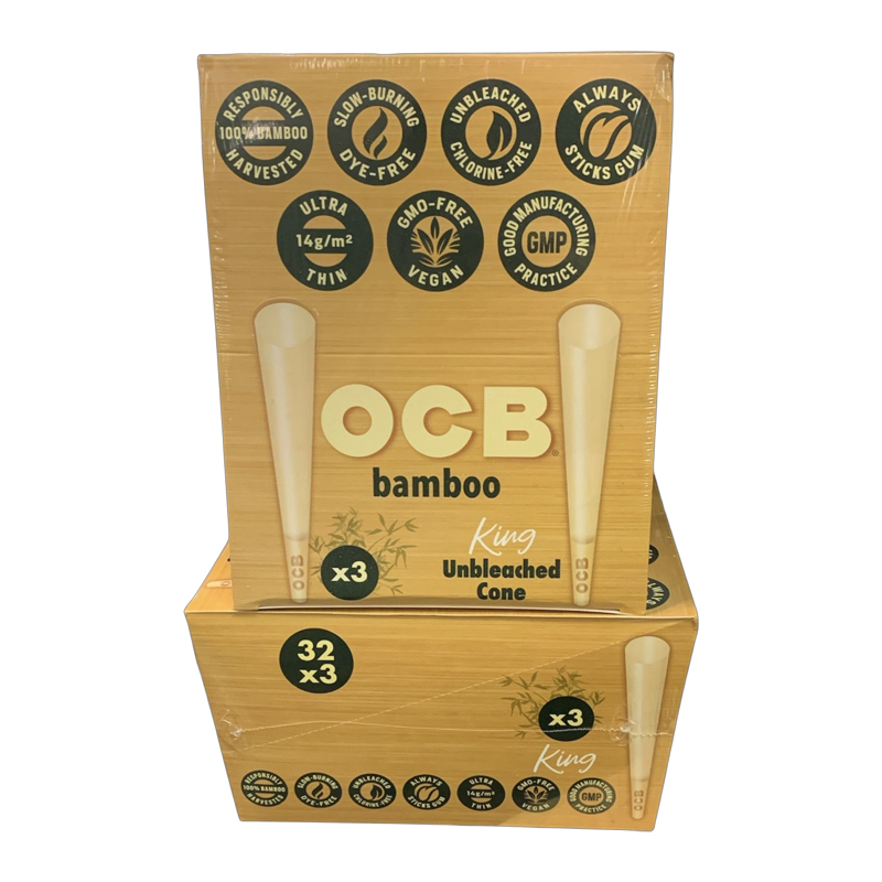 OCB BAMBOO CONE 32-CT