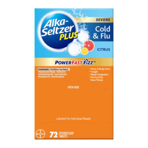 ALKA SELTZER COLD & FLU 72CT