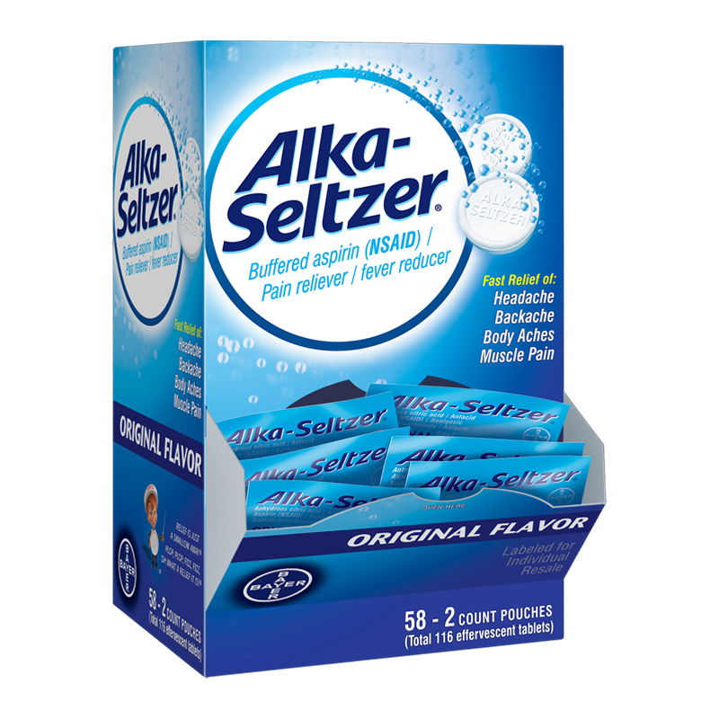 ALKA SELTZER  ORIGINAL 58 CT
