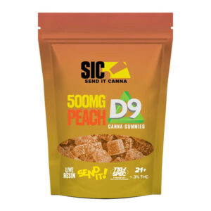 SIC - SEND IT CANNA D9 GUMMIES 500MG 15 GUMMIES PK - BOX OF 5 PKS