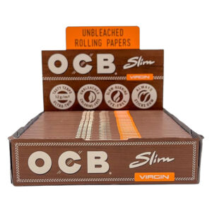OCB VIRGIN SLIM UNBLEACHED ROLLING PAPERS