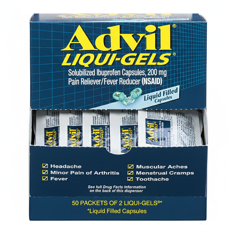 ADVIL LIQUID GELS 50/2