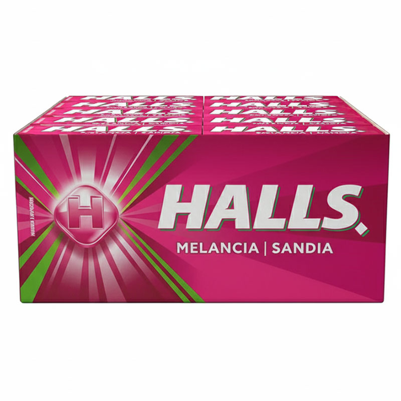HALLS MELANCIA 21 CT (PINK)