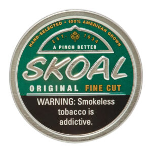 SKOAL FINE CUT ORIGINAL WINTERGREEN