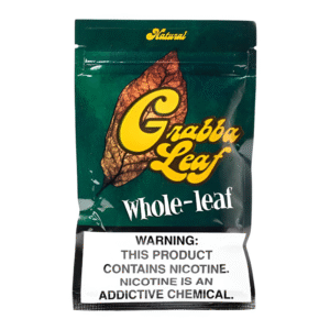 GRABBA LEAF WHOLE-LEAF NATURAL - BOX OF 10 POUCHES