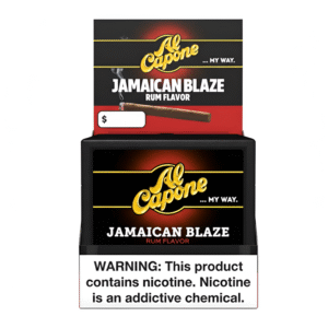 AL CAPONE JAMAICAN BLAZE RUM FLAVOR 10PK - BOX OF 10