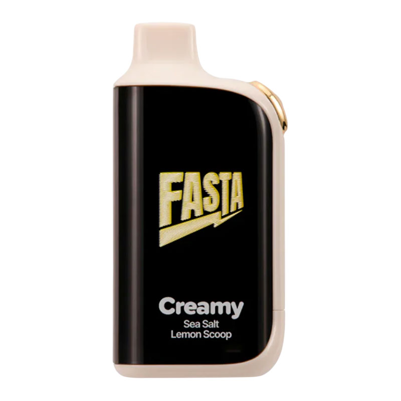 FASTA BURRST DISPOSABLE 35000PF CREAMY SEA SALT LEMON SCOOP 5% - BOX OF 5