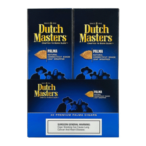 DUTCH MASTERS 2PK PREMIUM PALMA CIGARS PALMA 40CT - DUAL BOX OF 10 POUCHES