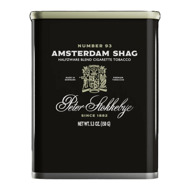 PETER STOKKEBYE CIGARETTE TOBACCO AMSTERDAM SHAG RYO JAR