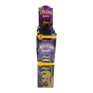 ZIG ZAG 2PK 2 CIGAR WRAPS  - BOX OF 25 POUCHES