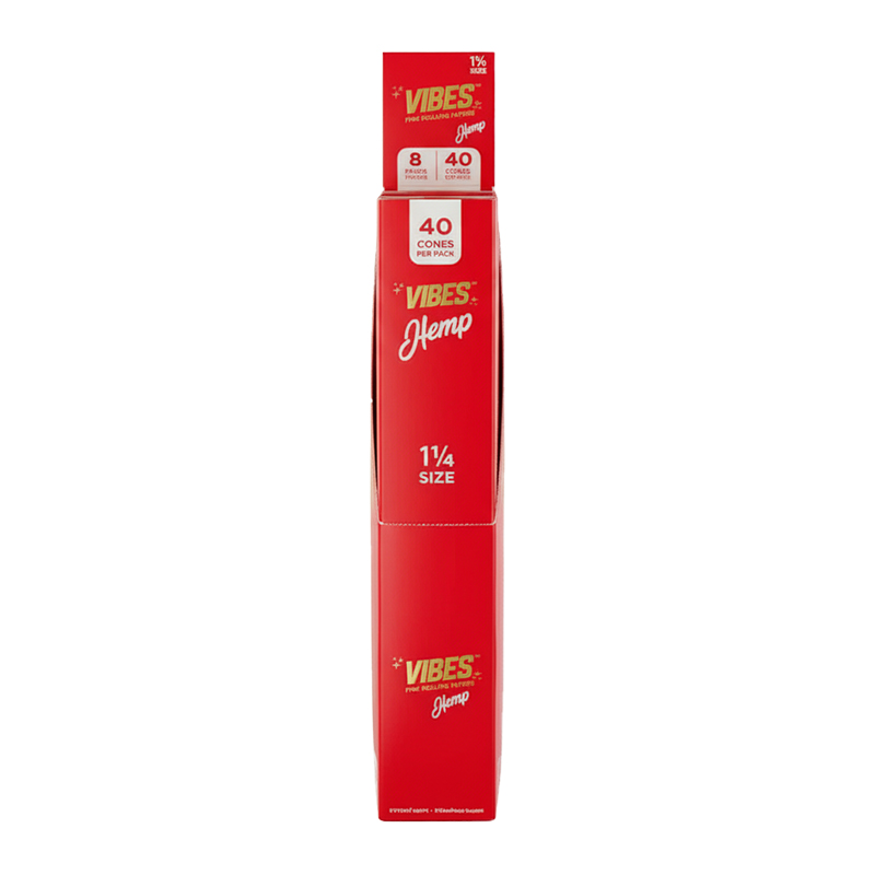 VIBES HEMP CONE 11/4 40PK