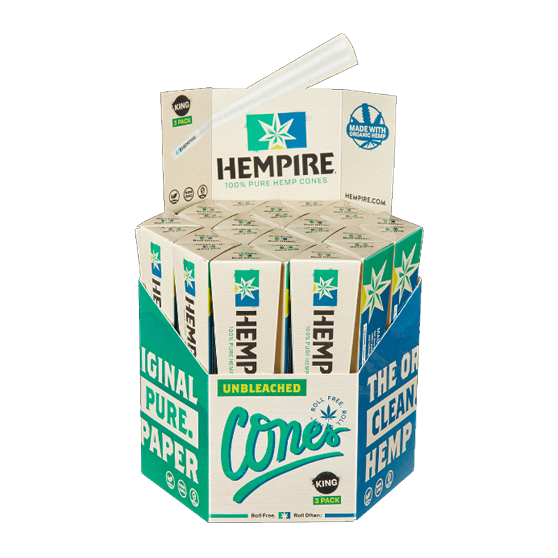 HEMPIRE_UNBLEACHED CONES_KING SIZE 3PK