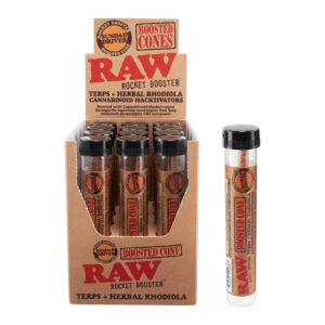 RAW ROCKET BOOSTER SUNDAE DRIVER 12CT 60/40 CBD/CBG 1 GRAM PREROLL