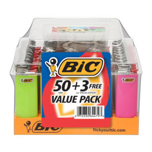 BIC CLASSIC MINI LIGHTERS 50PK+3