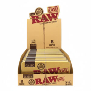 RAW CONE 1 1/4 - 20 CONES PER PACK