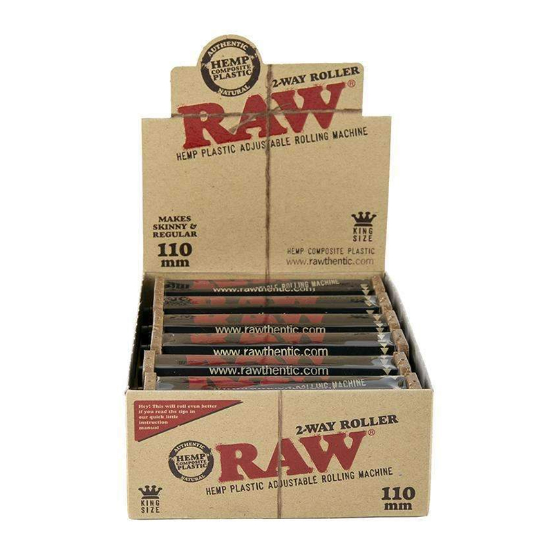 RAW ROLLING MACHINE 110MM 2-WAY ROLLER - 12 PER BOX