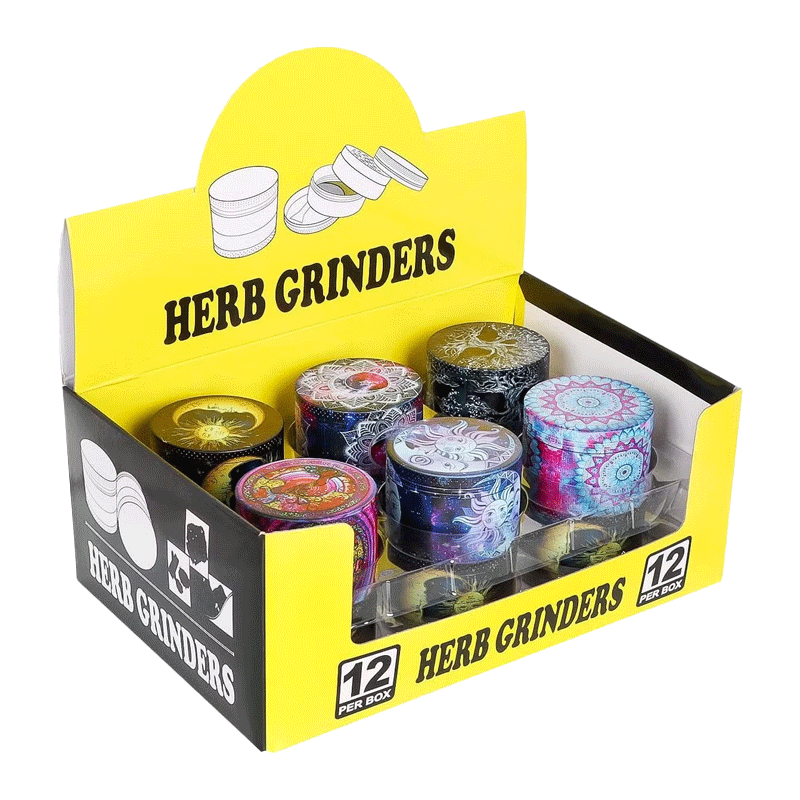 HERB GRINDERS - BOX OF 12